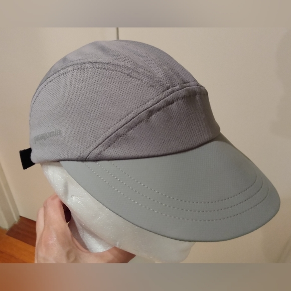 Patagonia Short Bill Floppy Soft Nylon 3M Gorp Cycling Bike Cap 5 panel bike Hat - Picture 2 of 12